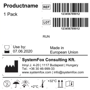 Label printing (QR/Barcode)
